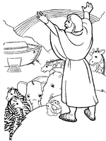 coloring page Bible Noahs Ark